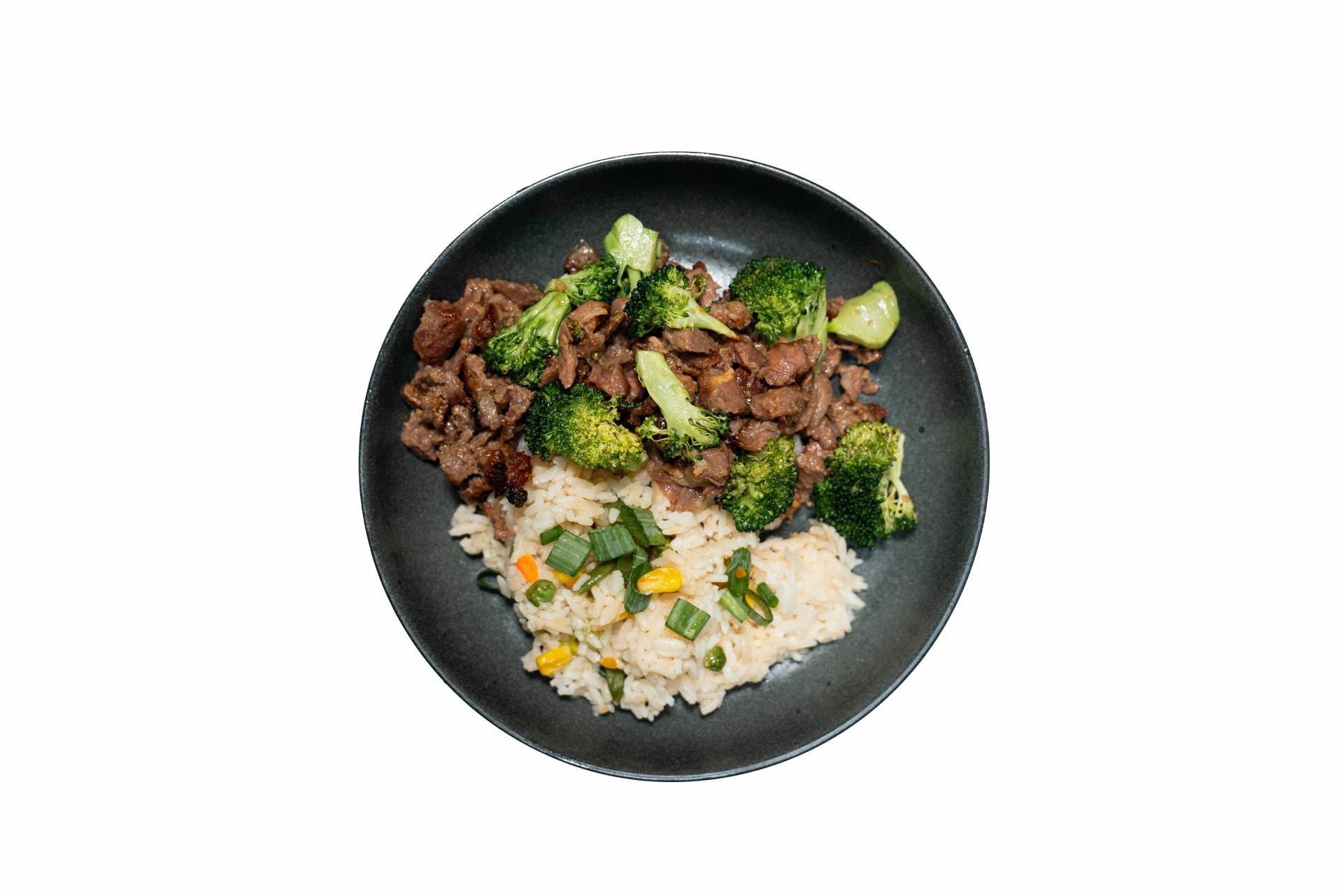 Broccoli Beef + Fried Rice